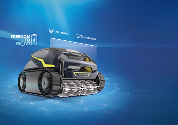 Trådlösa elektriska robotar för bostadspooler